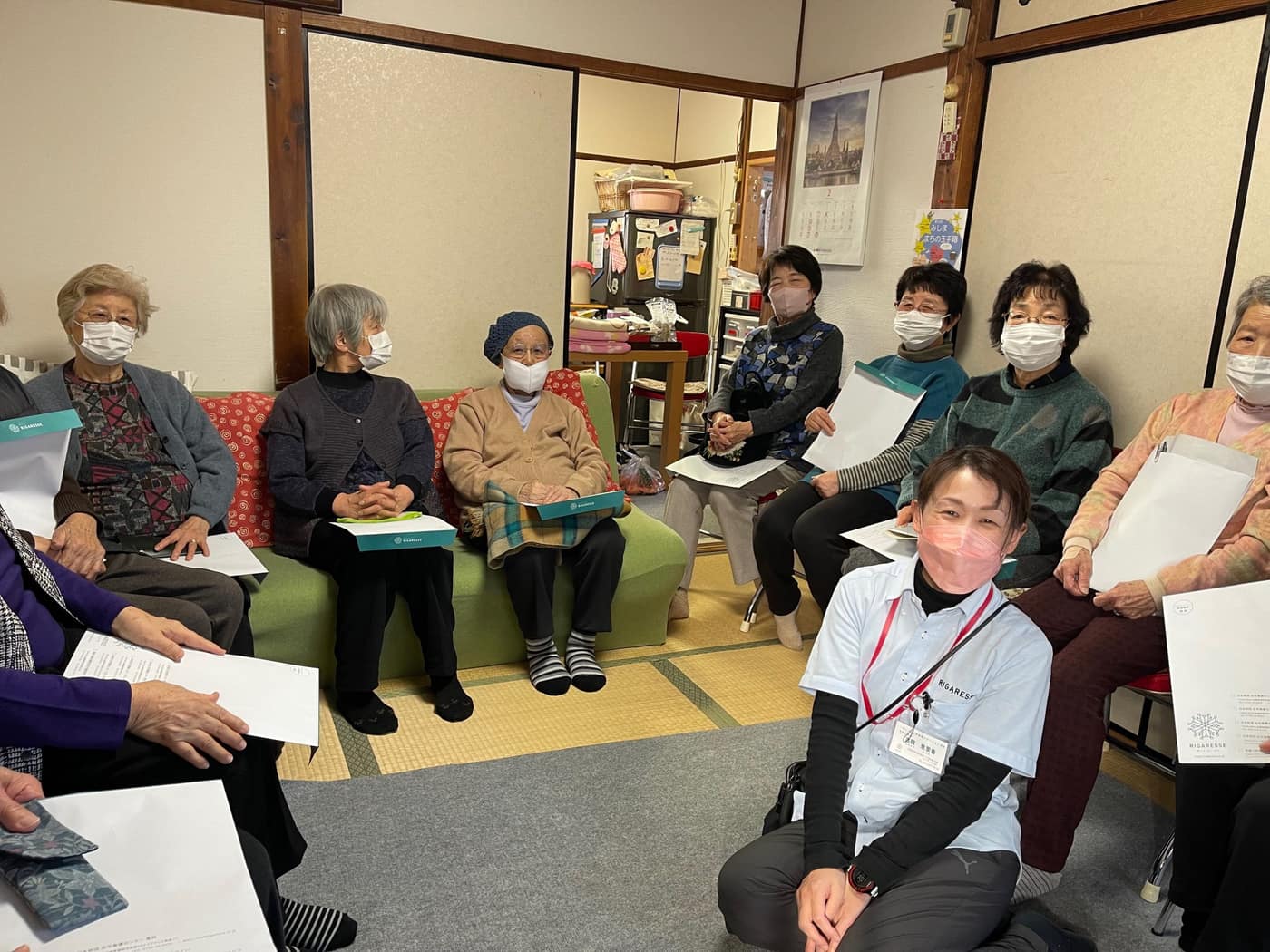 茨木市で人生会議について地域の方に伝える活動報告の画像
